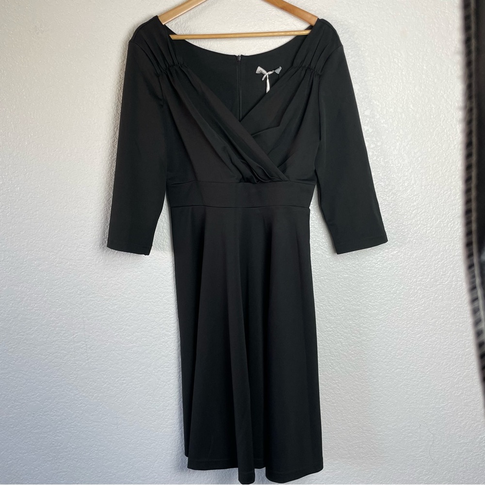 NWT Grace Karin Black Dress Fit and Flare Size Large